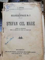 I. URSU - STEFAN CEL MARE 1925 foto