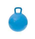 Minge gonflabila de sarit pentru copii cu maner, 45 cm, albastru, Oem