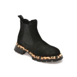 Ghete GRYXX negre, 3391228, din piele intoarsa