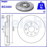 DELPHI BG3404 Disc frana