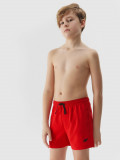 Șort de plajă boardshort pentru băieți - roșu, 4F Sportswear