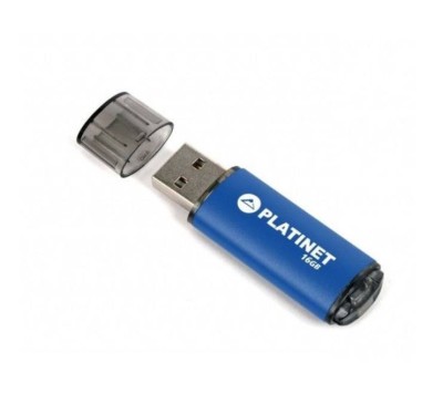 Memorie USB Platinet 16GB, Pendrive USB 2.0, Albastru foto
