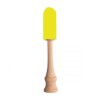 Pendama Flippy lemn fag galben, joc indemanare, pix functional, Kendama, joc educativ logica, precizie, concentrare