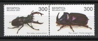 Belarus 2001 Mi 403/04 pair MNH - Gandaci foto