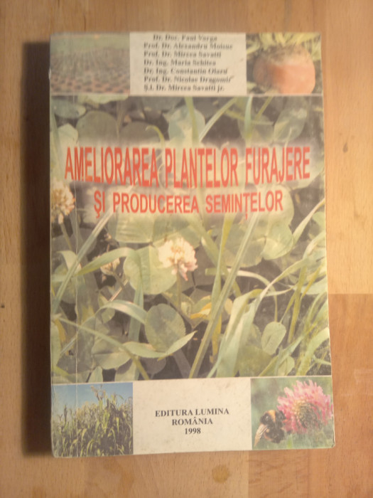 Ameliorarea plantelor furajere,paul varga