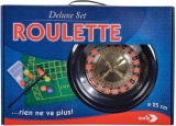 Joc de ruleta deluxe cu jetoane, plansa si accesorii complete