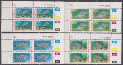 DB1 Fauna Namibia 1994 Pesti Bl x 4 MNH foto