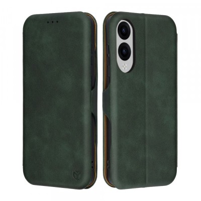 Husa pentru Samsung Galaxy S25 Edge S937, Techsuit, Safe Wallet Plus, Verde foto