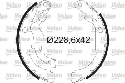 VALEO 564210 Set saboti frana foto