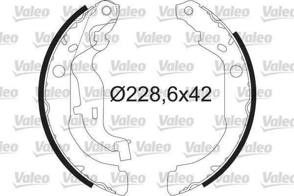 VALEO 564210 Set saboti frana