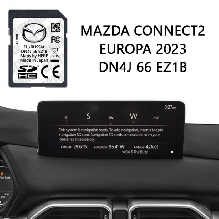 Card Original navigatie Mazda Connect2 CX-5 MX-30 (model 2021) Europa 2023