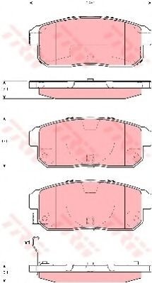 Set placute frana,frana disc SUZUKI IGNIS II (2003 - 2016) TRW GDB3357 foto