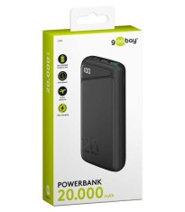Fast Charge Power Bank acumulator extern 20000mAh USB type C PD QC 3.0 Goobay foto