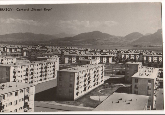 CPIB 15776 CARTE POSTALA - BRASOV. CARTIERUL STEAGUL ROSU, RPR