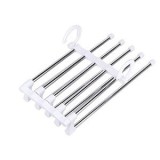 Umeras Pantaloni Rabatabil 5 in 1, Organizator Dulap, Otel Inoxidabil, Negru, Vertical/Orizontal