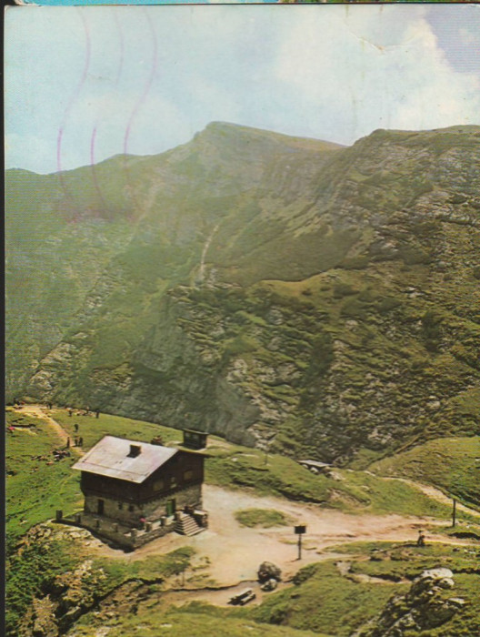 CPI B13914 CARTE POSTALA - MUNTII BUCEGI. CABANA CARAIMAN