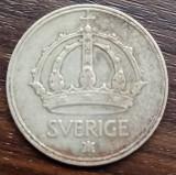 Moneda Suedia - 50 Ore 1949 - Argint slab, Europa