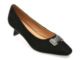 Pantofi FLAVIA PASSINI negri, 4L248, din piele intoarsa