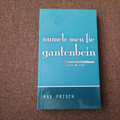 MAX FRISCH-NUMELE MEU FIE GANTENBEIN RF8/4