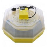 Incubator Oua Cleo 5TH, 60 Oua Gaina/150 Prepelita, Termometru &amp; Termohigrometru, Electric, 220V, Galben