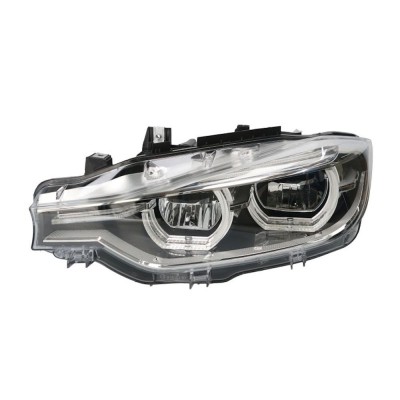 Far BMW Seria 3 (F30/31), 07.2015- Model Sedan/Combi, partea Stanga, electric, cu LED si Leduri de zi, cu motoras, fara unitate control LED, Hella foto