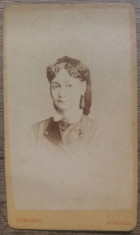 Portretul unei doamne// CDV Franz Duschek, Fotograful Curtii Regale foto