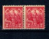 SUA 1927 - Vermont, 2c, pereche neuzata