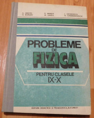 Probleme de fizica IX X de A. Hristev, D. Manda sa foto