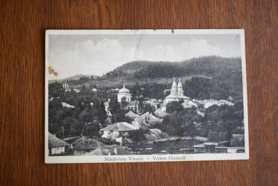 CP Manastirea Varatec vedere generala 1934 foto