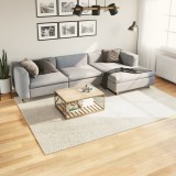 Covor ISTAN, cu fire &icirc;nalte, aspect lucios, crem, 200x280 cm