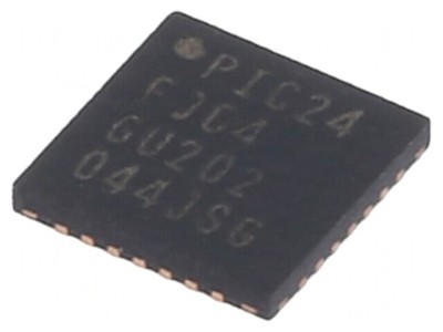Microcontroler PIC24 64kB 2-3.6VDC SMD UQFN28 8kB SRAM foto