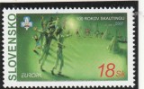 Slovacia 2007 - Europa CEPT, Cercetasi , dantelata, MNH,Mi.556, cota 2