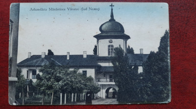 Manastirea Varatec-1924-Arhondaria-C.P.necirc. foto