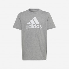 Tricou Educație fizică ADIDAS Gri-Alb Băieți