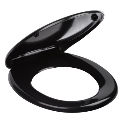 Capac de toaletă universal cu &amp;icirc;nchidere silențioasă Julia Black foto