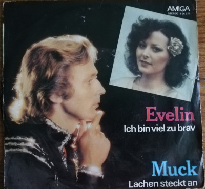 Disc Vinil 7# Evelin*, Muck - Ich Bin Viel Zu Brav - AMIGA 4 56 571 foto