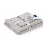 Set prosoape bumbac Somnart, 600gsm, de fata 50x90 cm + de corp 70x140 + de maini 30x50 cm, gri
