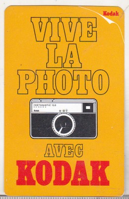 bnk cld Calendar de buzunar 1969 Kodak foto