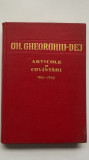 Gh. Gheorghiu-Dej - Articole si cuvantari, 1961-1962, vol. 4