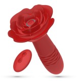 Dopuri cu vibratii - Crushious Romeo Dop Anal cu Impingeri cu Telecomanda Trandafirul Vibrator al Tuturor Placerilor