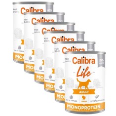Calibra Dog Life Turkey with Apples 6 x 400 g foto