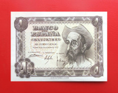 SPANIA - 1 Peseta 1951 - Don Quijote de la Mancha foto