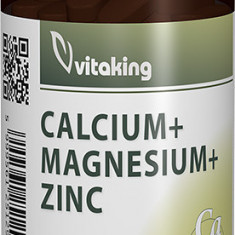 Calciu Magneziu cu Zinc Vitaking 100cpr