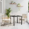 VidaXL Set de masă pentru grădină 3 pcs Bej poliratan 3380827