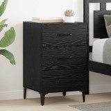 VidaXL Dulap de noapte Stejar negru 40 x 40 x 66 cm Lemn compozit