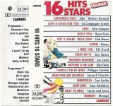 Various - 16 Hits, 16 Stars, Caseta audio