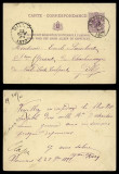 Belgium 1877 Postcard Postal stationery Anth&eacute;e to Gilly D.170