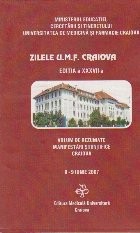 Zilele U.M.F. Craiova, Editia a XXXVII - Volum de Rezumatie Manifestari Stiintifice Craiova foto