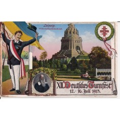 Carte postala germana circulata in 10 iunie 1913
