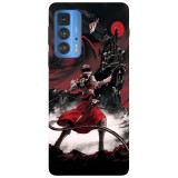 Husa compatibila cu Motorola Edge 20 Lite model Belmont Catlevania, Silicon, TPU, Viceversa, Transparent, Carcasa